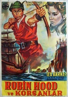 Robin Hood e i pirati - Turkish Movie Poster (xs thumbnail)