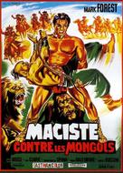Maciste contro i Mongoli - French Movie Poster (xs thumbnail)