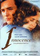 Innocence - Spanish Movie Poster (xs thumbnail)