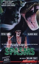 Spasms - French VHS movie cover (xs thumbnail)