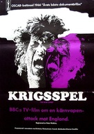 The War Game - Swedish Movie Poster (xs thumbnail)