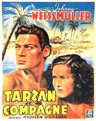 Tarzan and His Mate - Belgian Movie Poster (xs thumbnail)