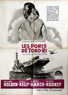 The Bridges at Toko-Ri - French Movie Poster (xs thumbnail)