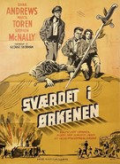 Sword in the Desert - Danish Movie Poster (xs thumbnail)