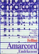 Amarcord - Hungarian Movie Poster (xs thumbnail)