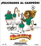 Madagascar 3: Europe&#039;s Most Wanted - Mexican Movie Poster (xs thumbnail)