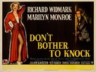 Don&#039;t Bother to Knock - British Movie Poster (xs thumbnail)