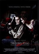 Sweeney Todd: The Demon Barber of Fleet Street - Brazilian Movie Poster (xs thumbnail)