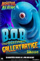 Monsters vs. Aliens - German Movie Poster (xs thumbnail)