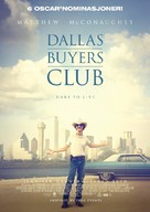 Dallas Buyers Club - Norwegian Movie Poster (xs thumbnail)
