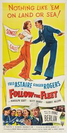 Follow the Fleet - Re-release movie poster (xs thumbnail)