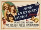 Three Little Girls in Blue - Australian Movie Poster (xs thumbnail)