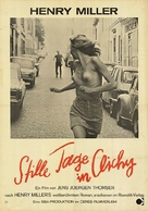 Stille dage i Clichy - German Movie Poster (xs thumbnail)