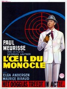 L&#039;oeil du monocle - Belgian Movie Poster (xs thumbnail)