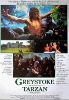 Greystoke - German Movie Poster (xs thumbnail)