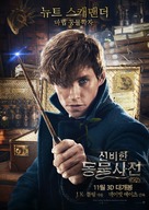 Fantastic Beasts and Where to Find Them - South Korean Movie Poster (xs thumbnail)