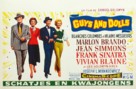 Guys and Dolls - Belgian Movie Poster (xs thumbnail)