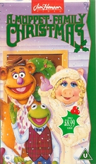 A Muppet Family Christmas - British VHS movie cover (xs thumbnail)