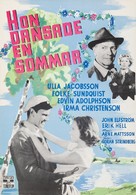 Hon dansade en sommar - Swedish Movie Poster (xs thumbnail)