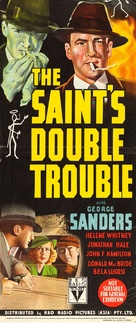 The Saint&#039;s Double Trouble - Australian Movie Poster (xs thumbnail)