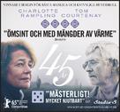 45 Years - Swedish Movie Poster (xs thumbnail)