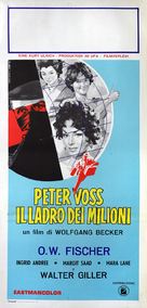 Peter Voss, der Millionendieb - Italian Movie Poster (xs thumbnail)