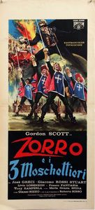 Zorro e i tre moschiettieri - Italian Movie Poster (xs thumbnail)