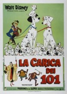 One Hundred and One Dalmatians - Italian Movie Poster (xs thumbnail)
