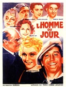L&#039;homme du jour - French Movie Poster (xs thumbnail)