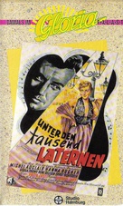 Unter den tausend Laternen - German VHS movie cover (xs thumbnail)