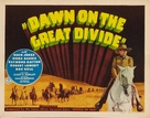 Dawn on the Great Divide - Movie Poster (xs thumbnail)