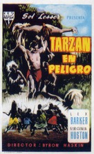 Tarzan&#039;s Peril - Spanish Movie Poster (xs thumbnail)