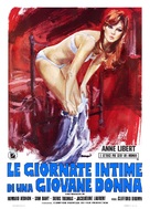 Le journal intime d&#039;une nymphomane - Italian Movie Poster (xs thumbnail)