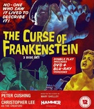 The Curse of Frankenstein - British Blu-Ray movie cover (xs thumbnail)