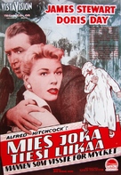 The Man Who Knew Too Much - Finnish Movie Poster (xs thumbnail)