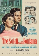 Three Coins in the Fountain - Italian DVD movie cover (xs thumbnail)