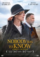 Nobody Has to Know - Belgian Movie Poster (xs thumbnail)