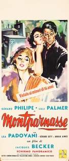 Les Amants de Montparnasse (Montparnasse 19) - Italian Movie Poster (xs thumbnail)