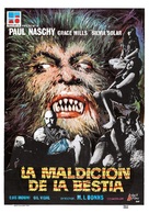 La maldici&oacute;n de la bestia - Spanish Movie Poster (xs thumbnail)