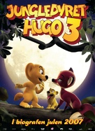 Jungledyret Hugo: Fr&aelig;k, flabet og fri - Danish Movie Poster (xs thumbnail)