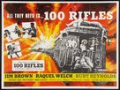 100 Rifles - British Movie Poster (xs thumbnail)
