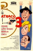 Atraco a las tres - Spanish Movie Poster (xs thumbnail)
