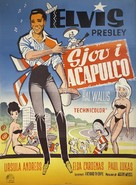 Fun in Acapulco - Danish Movie Poster (xs thumbnail)