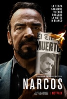 &quot;Narcos&quot; - Italian Movie Poster (xs thumbnail)