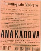 Ana Kadova - Spanish Movie Poster (xs thumbnail)