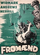 The Frogmen - Danish Movie Poster (xs thumbnail)