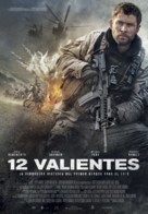 12 Strong - Spanish Movie Poster (xs thumbnail)