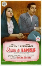 El traje de luces - Spanish Movie Poster (xs thumbnail)