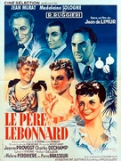 Le p&egrave;re Lebonnard - French Movie Poster (xs thumbnail)
