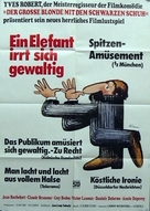 Un &eacute;l&eacute;phant &ccedil;a trompe &eacute;norm&eacute;ment - German Movie Poster (xs thumbnail)